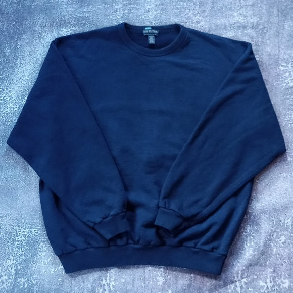 Vintage 90s Blank Essential Non-Fiction Crewneck Sweater
