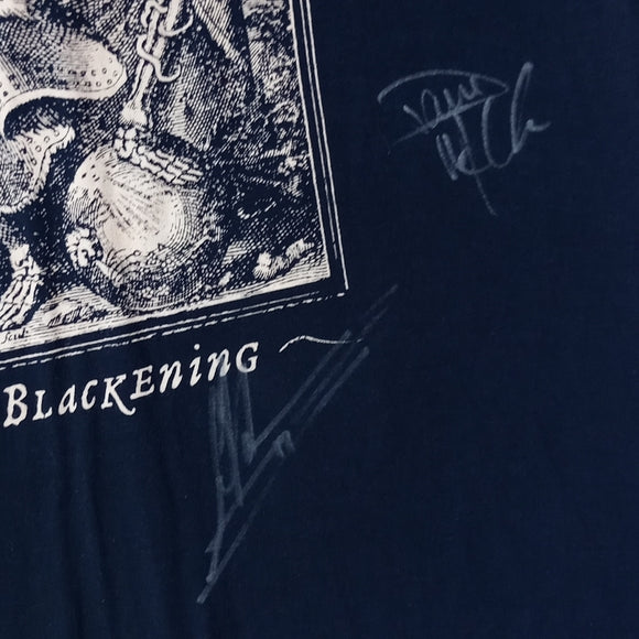 Autographed/SIGNED Machine Head The Blackening Summer 2008 Tour T-Shirt