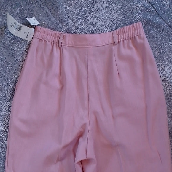 NWT Vintage 90s Elegant Pink Women's Pants NYGARD COLLECTION