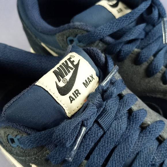 RARE Nike Air Max 1 Midnight Navy Sail Shoes 537383-411