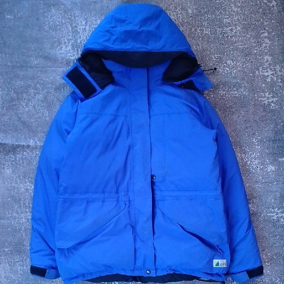 MEC Goose Down Blue Winter Jacket WOMENS GORE-TEX