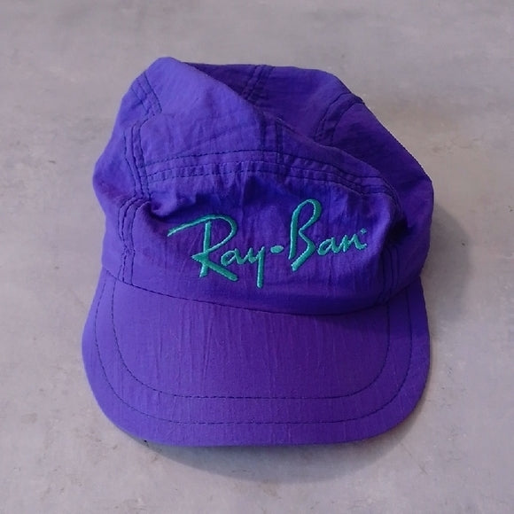 Vintage 80-90s Ray-Ban Vibrant Purple Hat UNISEX