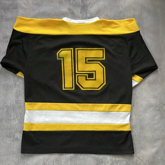 Vintage 90s Jolly Miller Beer Mug Hockey Jersey