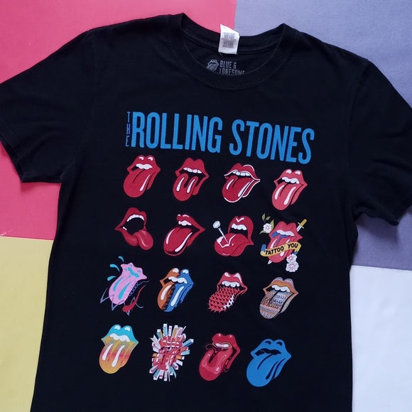 Official The Rolling Stones Lips Graphic T-Shirt unisex
