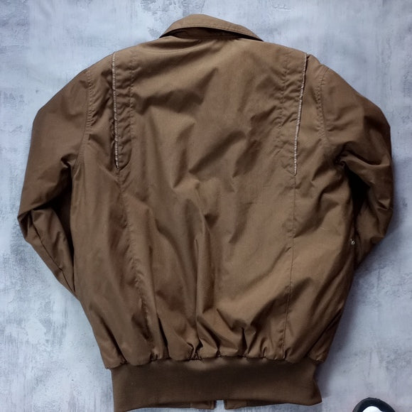 VINTAGE UPS Cargo Pocket Brown Worker Jacket G.A. Rivers Style 1839