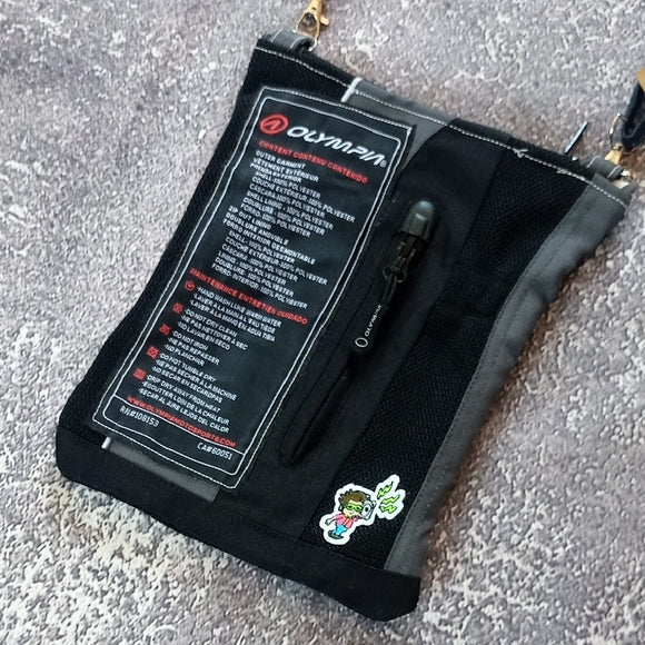 One-of-a-Kind Reworked OLYMPIA Motorcycle Jacket Crossbody Bag – Unisex