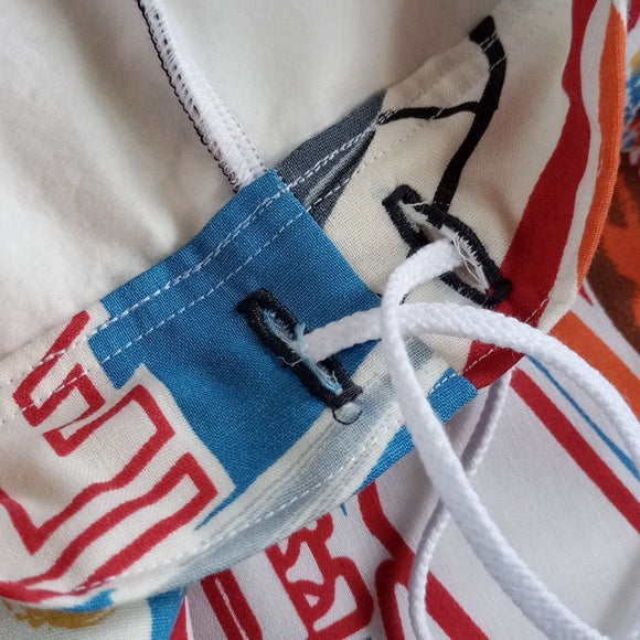 Vintage 1983 Boom Box Benny's "The A-Team" Custom Patchwork Shorts – UNISEX