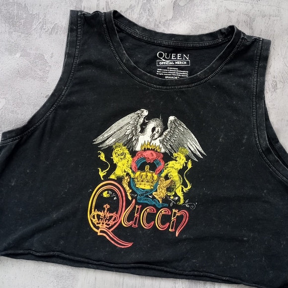 Official Quuen Band Tee Crop Top