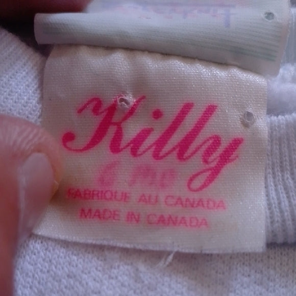 VINTAGE 90s Expos Montreal Kids White Sweatshirt UNISEX