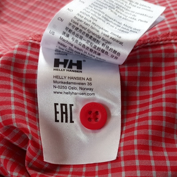 Helly Hansen Red Men's Shirt Button UP