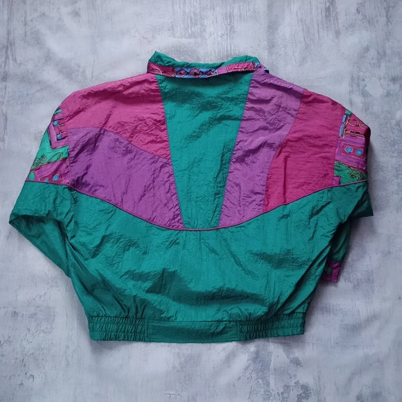 Women's Vintage 90s Funk Aunt Viv Windbreaker Jacket