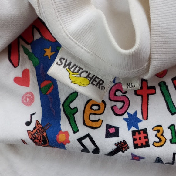 Vintage 1997 Montreux Jazz Festival Julky 4-19 Graphic T-Shirt