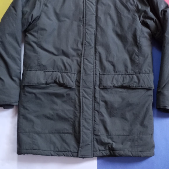 FCUK Essential Long Parka with Hood Faux Fur