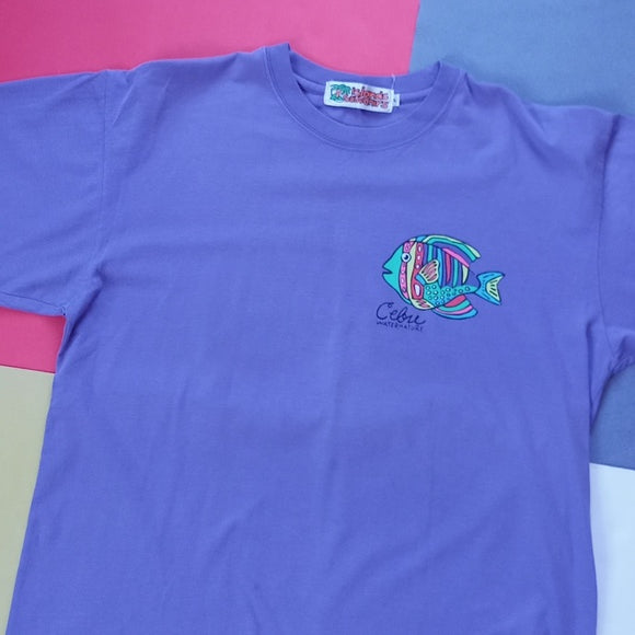 Vintage Cebre Water Nature Colorful Fish T-Shirt