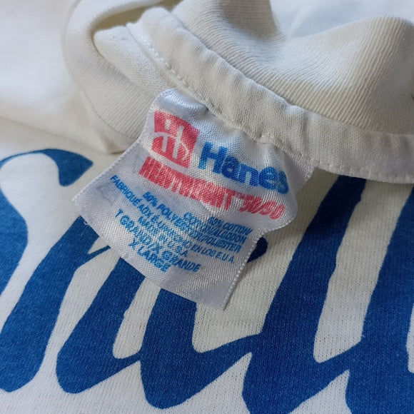 Vintage 90s Shell's Florida's Best Seafood Graphic Single Stitch T-Shirt