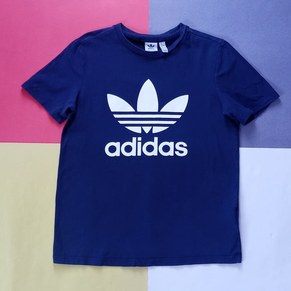Adidas Big Logo Blue Graphic T-Shirt