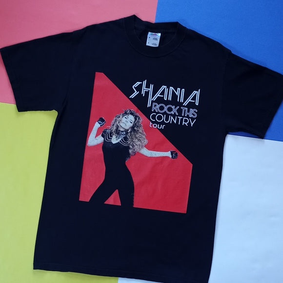 Shania Twain Rock This Country Tour Band T-Shirt