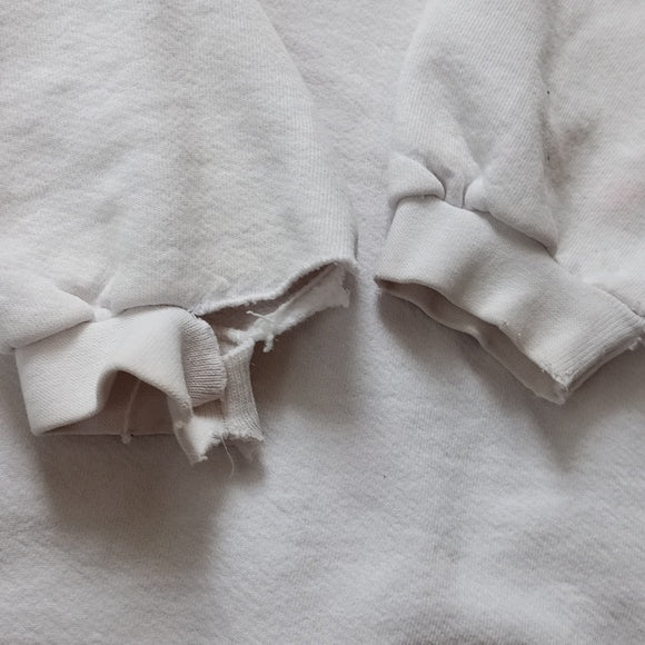 Vintage 90s White Nike Essential Crewneck Sweater