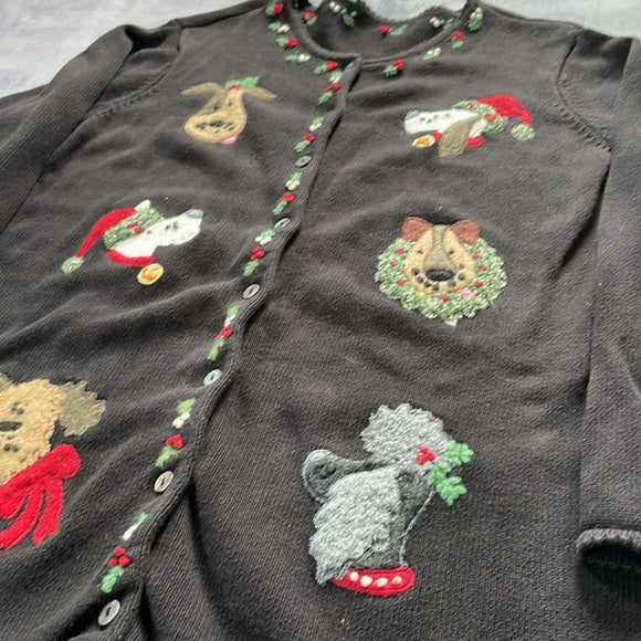 Vintage Ugly Dog Christmas Sweater
