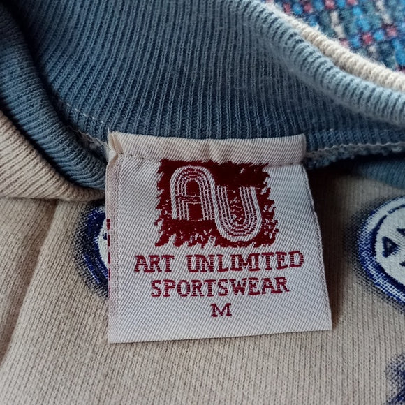 Vintage Native Indigenous Cardigan Feathers Art unlimited Sportswear Sweater