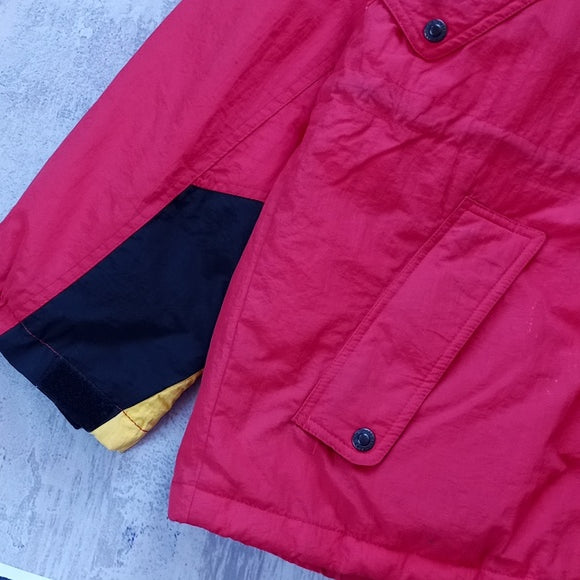 Vintage 90s Marlboro Cigarette Goose Down Winter Puffer Jacket MCS #75157