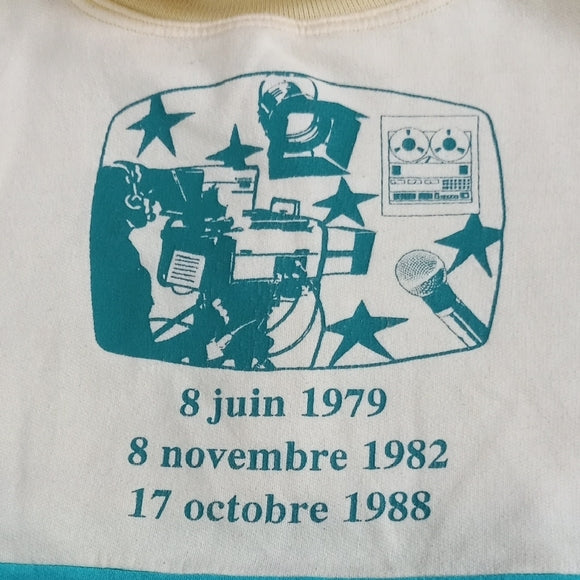 Vintage 1988 ATTM Association of Tele-Mertrois Technicians SWEATER UNISEX