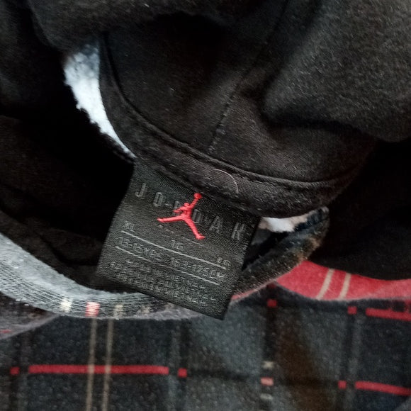 JORDAN Plaid Hoodie Sweater