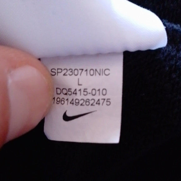 Nike Men's BLACK Hoodie Sweater