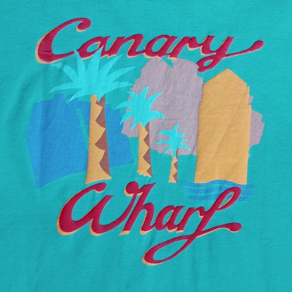 Vintage 1991 Single Stitch Canary Wharf Cabot Hall T-Shirt unisex