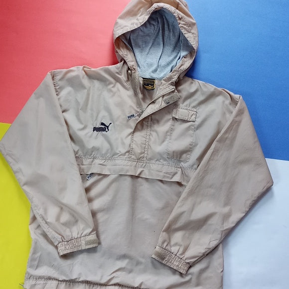 Vintage 90s Puma Windbreaker Essential Puller Over Jacket UNISEX