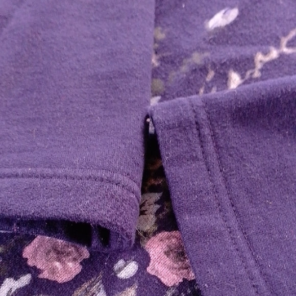 VINTAGE 90s Floral Northern Reflections Crewneck Sweater