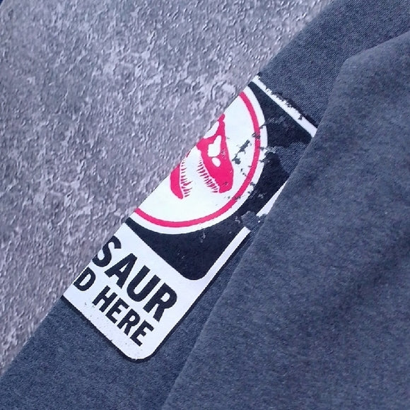 Jurassic Park DANGEROUS DO NOT ENTER Crewneck Sweater