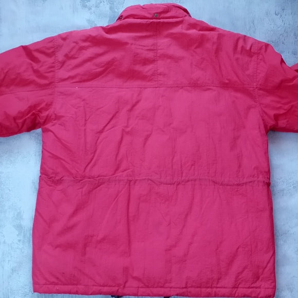 Vintage 90s Marlboro Cigarette Goose Down Winter Puffer Jacket MCS #75157