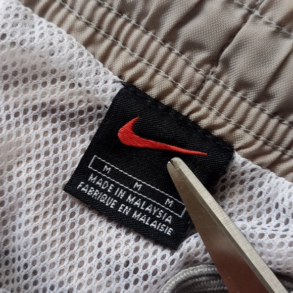 Vintage 90s Nike Grey/Blue Essential Shorts Unisex
