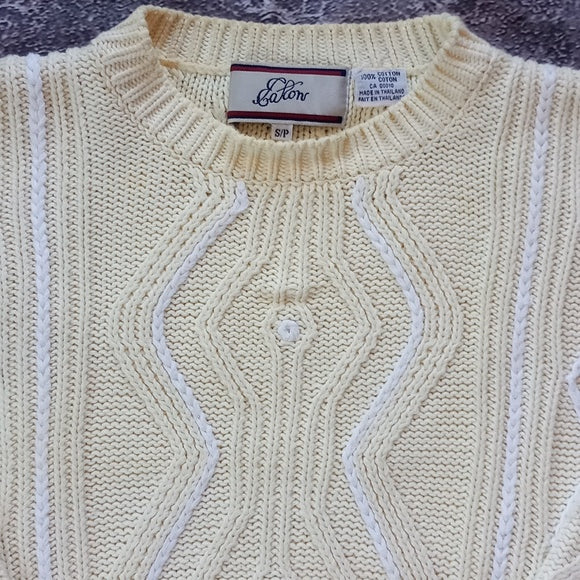 Vintage 90s Eaton Elegant Design Pattern Crewneck Sweater