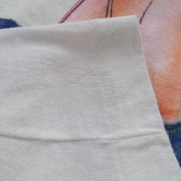 Vintage 1987 Hand Painted Sailboat So Sua R.D. Graphic Single Stitch T-Shirt