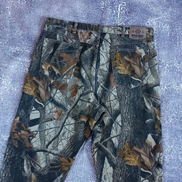 WRANGLER CAMOUFLAGE Denim Jeans BAGGY