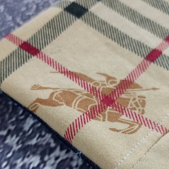 One-of-a-Kind Reworked Burberry Crossbody Bag – Unisex