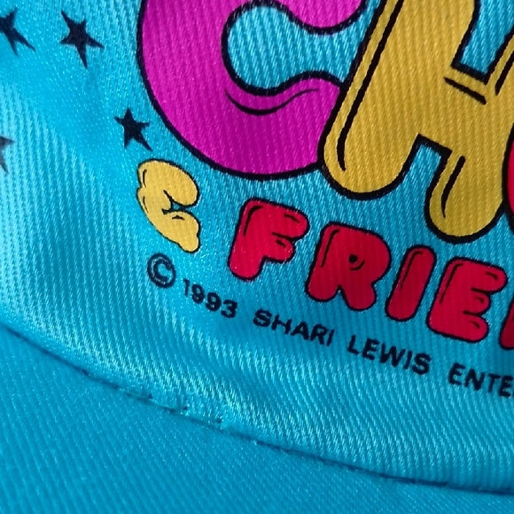 Vintage 1993 Blue Lamb Chop Friends Cap with Ear Flaps Shari Lewis