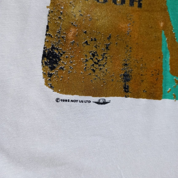 Vintage 19912U2 Zoo TV Outside Broadcast Tour Single Stitch T-Shirt