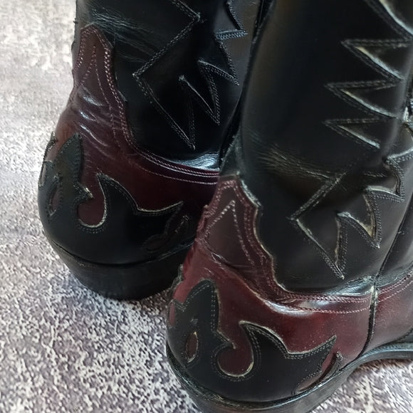 Vintage Tom Houston Cowboy Boots Vintage Mexico 102004 1341 9 E UNISEX