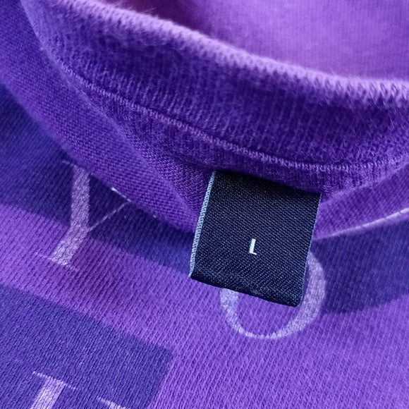 Armani Jeans Purple Graphic City T-Shirt
