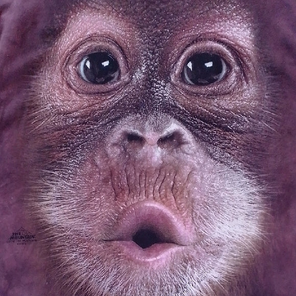 2012 The Mountain Brown Baby Orangutan Monkey Face T-Shirt