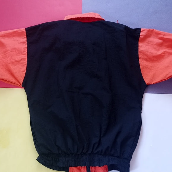 Vintage 90s Voit Equipment Colour Block Fresh Prince Aunt Viv Windbreaker Jacket