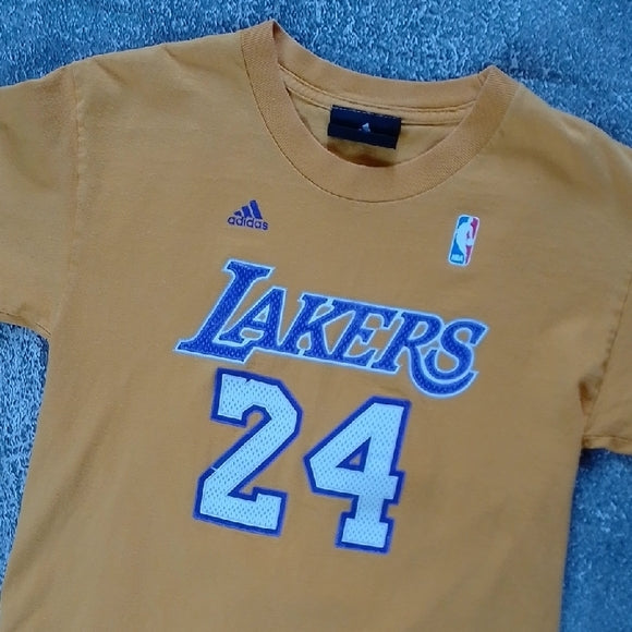 KOBE BRYANT LAKERS #24 T-SHIRT ADIDAS KIDS