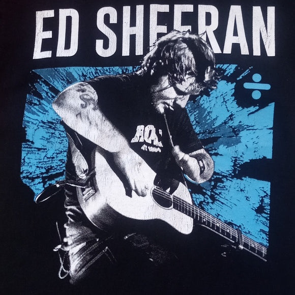 Official Ed Sheeran World Tour 2018 Band Graphic T-Shirt UNISEX