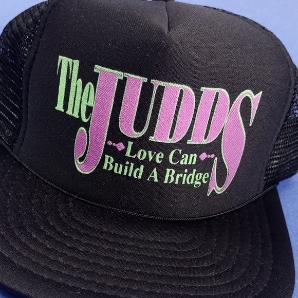 Vintage The Judds Love Can Build A Bridge Snap Back Hat