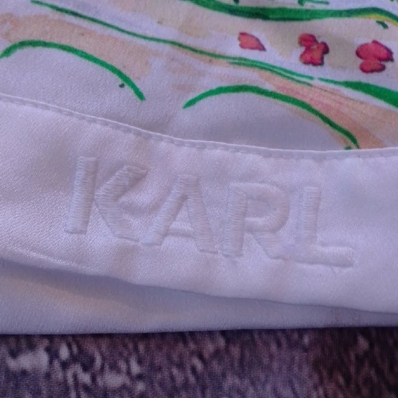 Karl Lagerfeld Paris Colorful Shirt with Paris Print