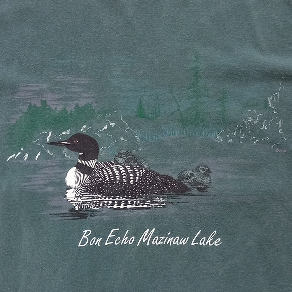 Vintage 90s Loons Bon Echo Mazinaw Lake Single Stitch T-Shirt UNISEX