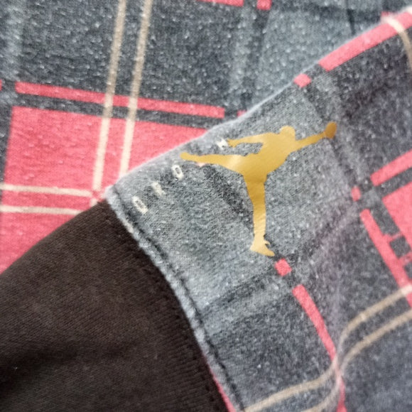 JORDAN Plaid Hoodie Sweater